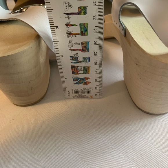 White leather clogs - Picture 5 of 5